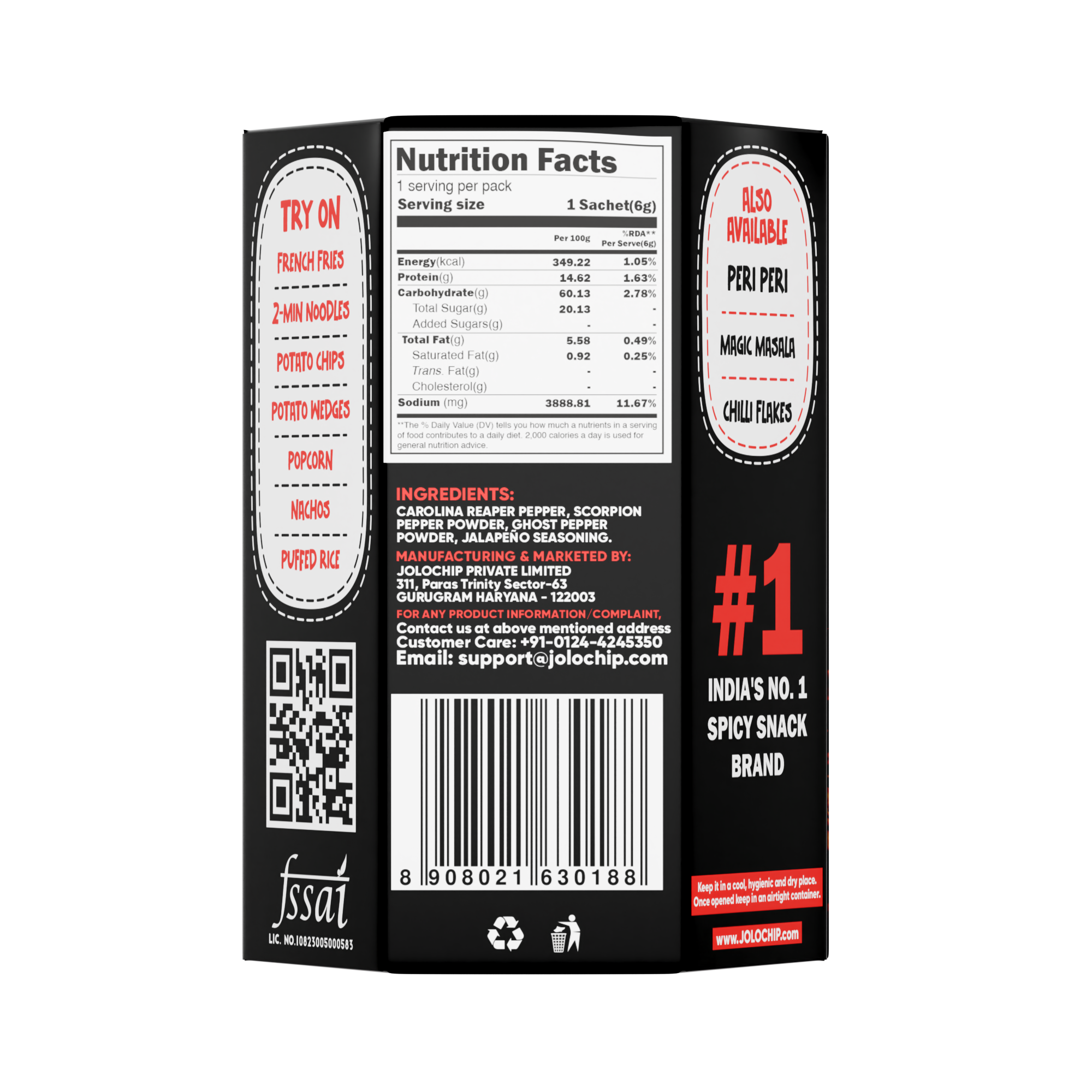 JOLOCHIP HOTTEST SEASONING (12g)