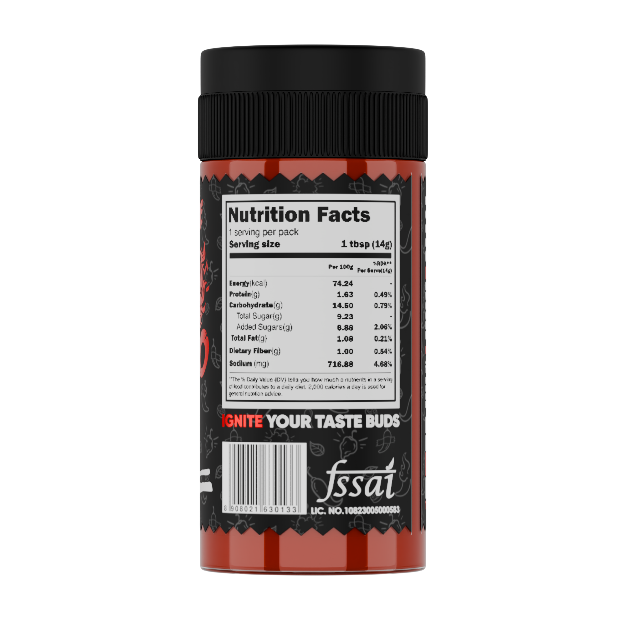 JOLOSAUCE CAROLINA REAPER INFUSED TOMATO KETCHUP