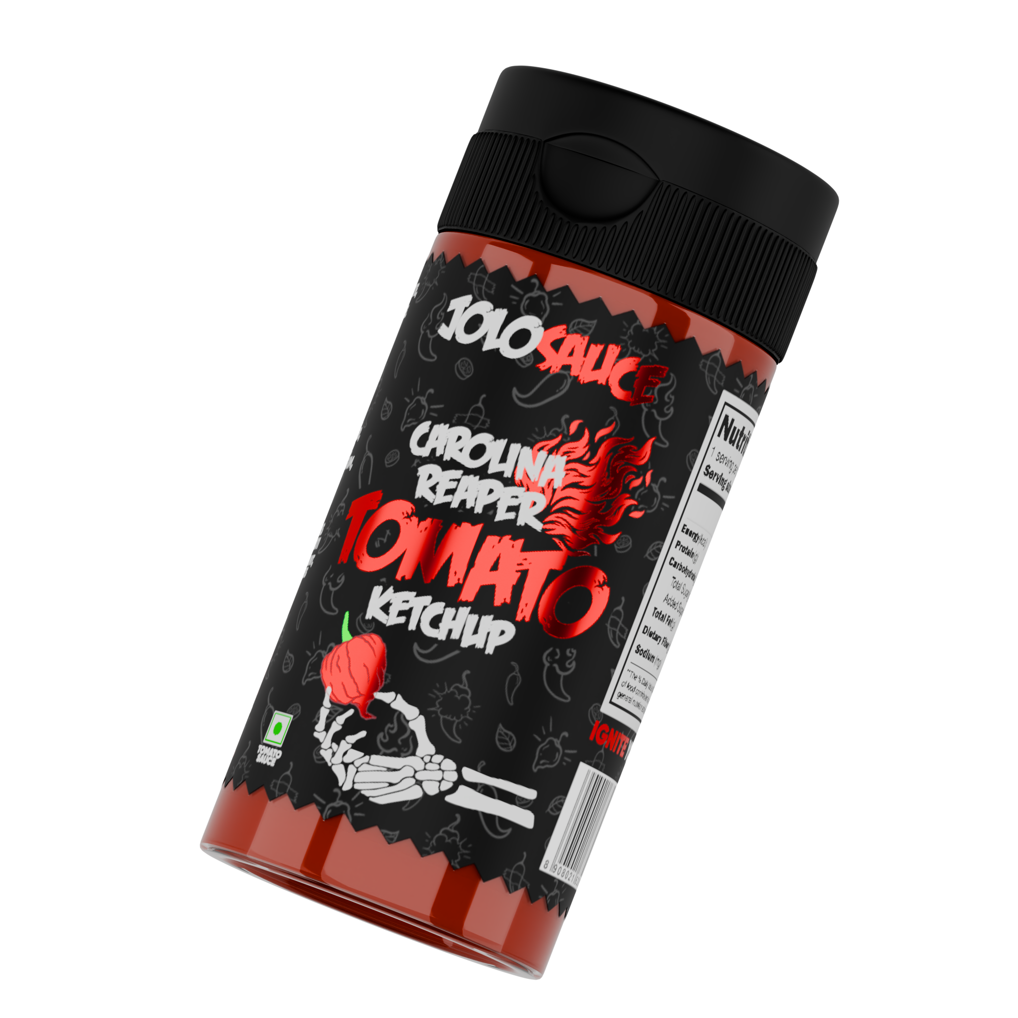 JOLOSAUCE CAROLINA REAPER INFUSED TOMATO KETCHUP