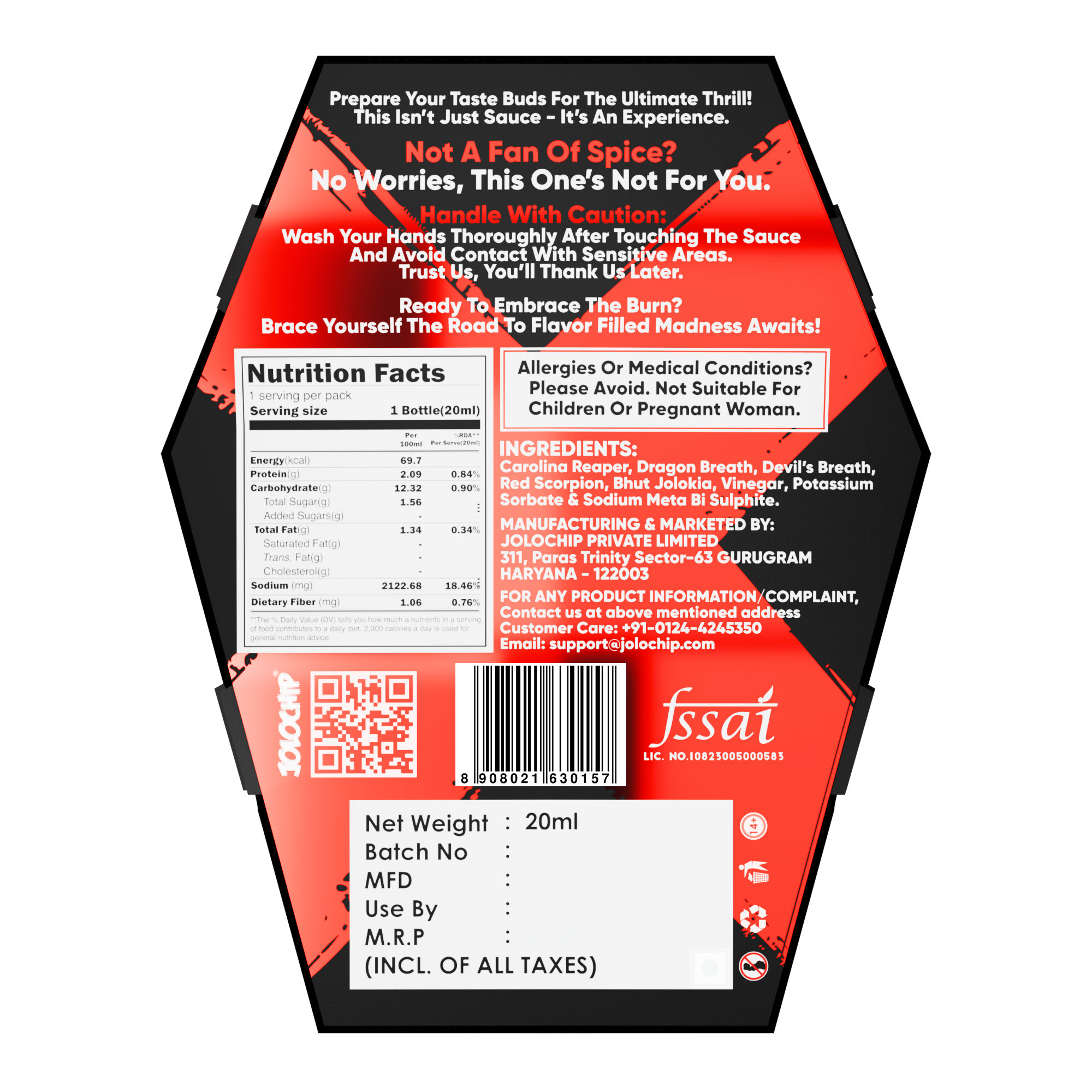 JOLOCHIP WORLD'S HOTTEST SAUCE